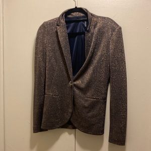 Metallic blazer